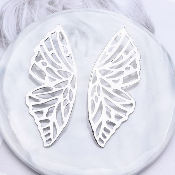 Jewelry - 5 for $25 Metal Butterfly Statement Earrings